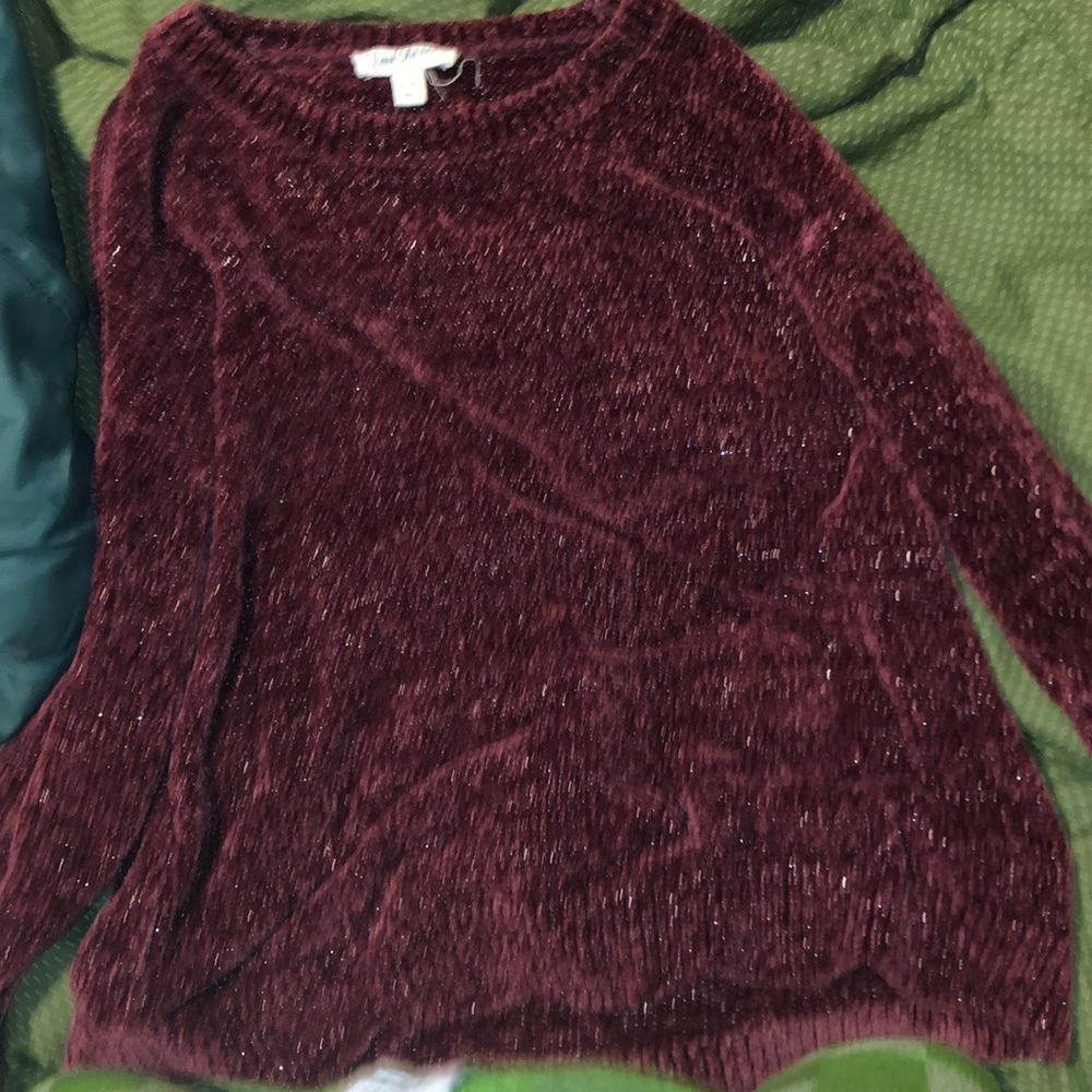 Soft maroon sweater